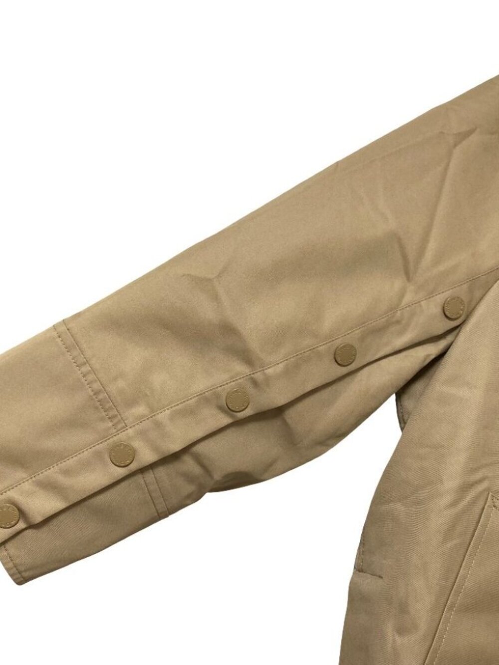 Max Mara Weekend Wkdmanna Quilted Trench Coat 36 Beige - Picture 5 of 14